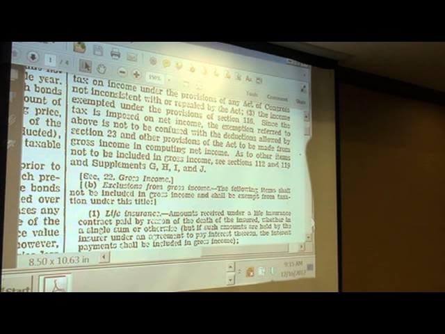 Video thumbnail for Larry Becraft, John Green discussion income tax, 2012/12/16
