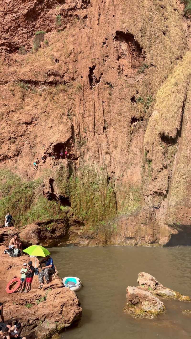 Video thumbnail for Daring Cliff Jump at Ouzoud Waterfalls in Morocco