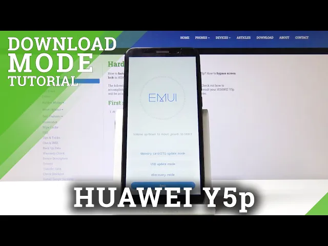 Video thumbnail for How to Enter Update Mode in HUAWEI Y5p – Download Mode