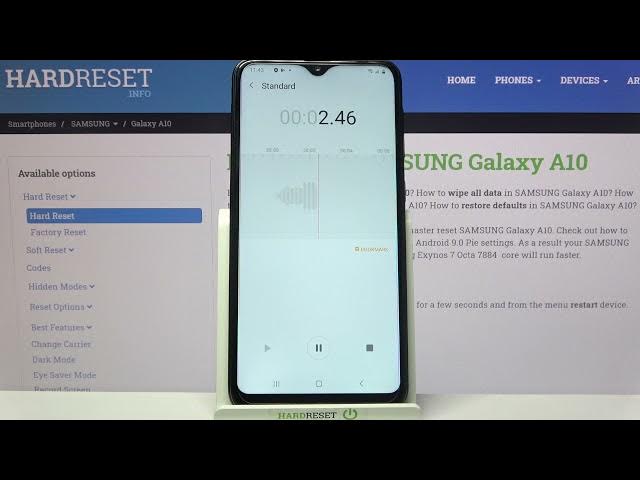 Video thumbnail for How To Record Audio On Samsung Galaxy A10