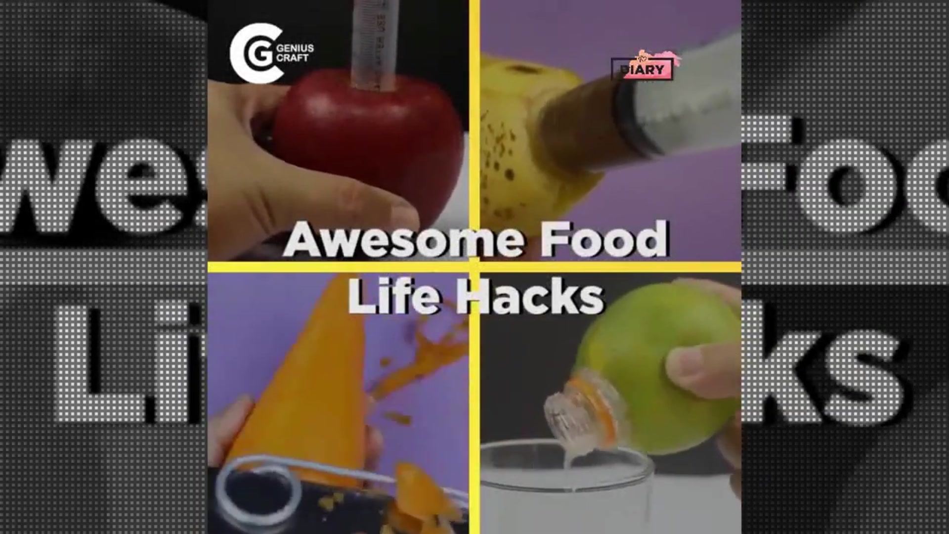 Video thumbnail for Awesome Useful Food Hacks for daily life  U Must Try.