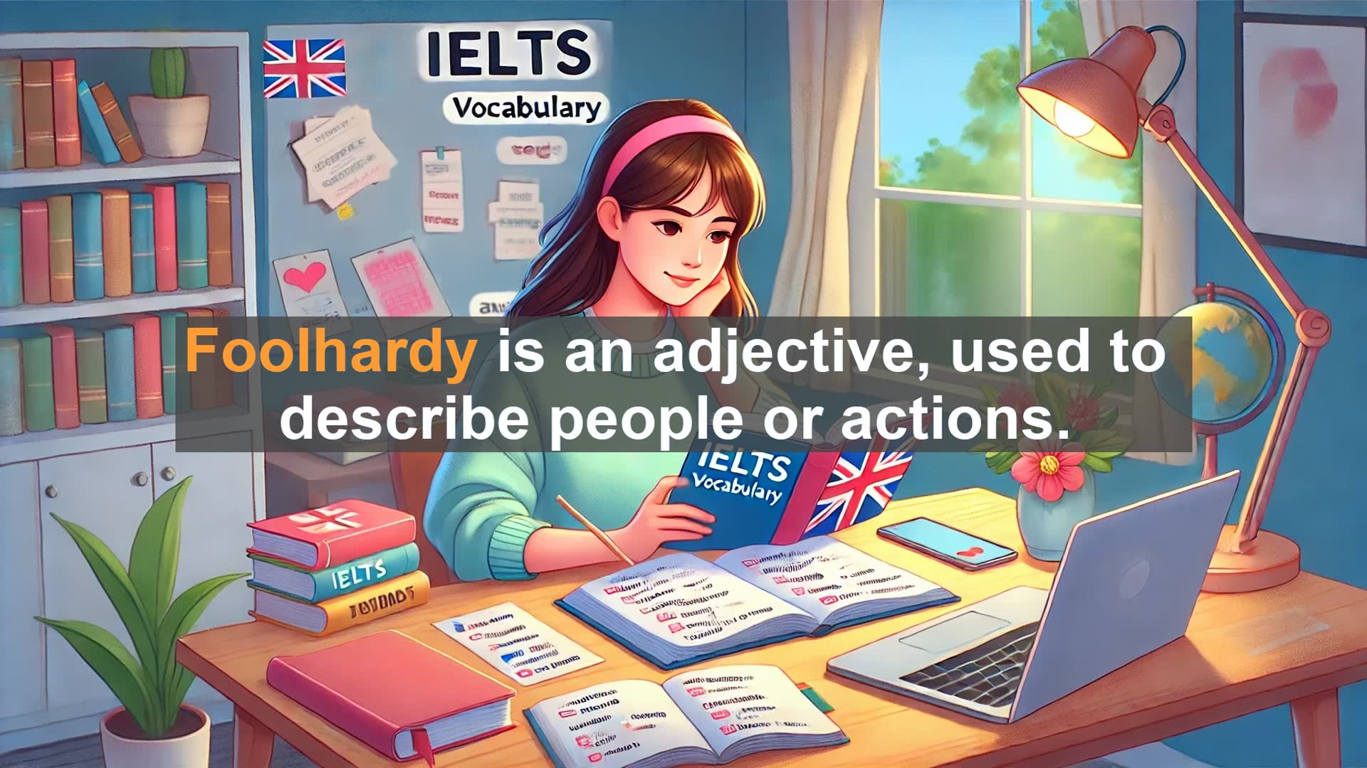 'Video thumbnail for 2000 Must Know IELTS 9.0 Vocabulary - Foolhardy: Boost Your IELTS Vocabulary to Band 9.0'