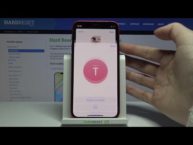 Video thumbnail for How to Add Photo to Contact on iPhone 12 mini – Customize Contact Profile
