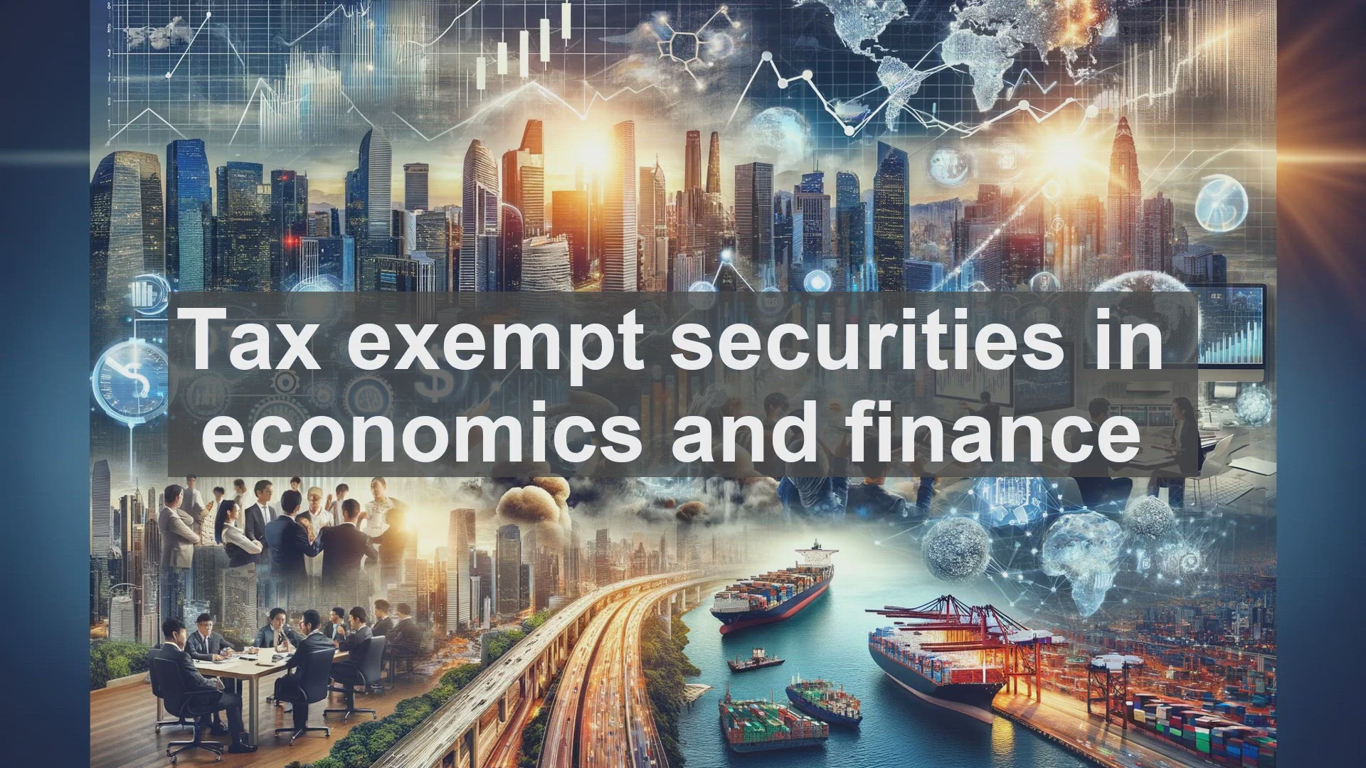 'Video thumbnail for Tax exempt securities in economics and finance'