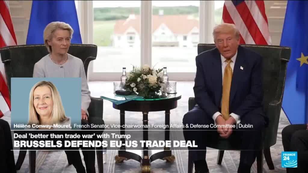'Video thumbnail for 'EU has a lot to lose': US-EU trade deal with Trump counter to what 'EU should be standing for''