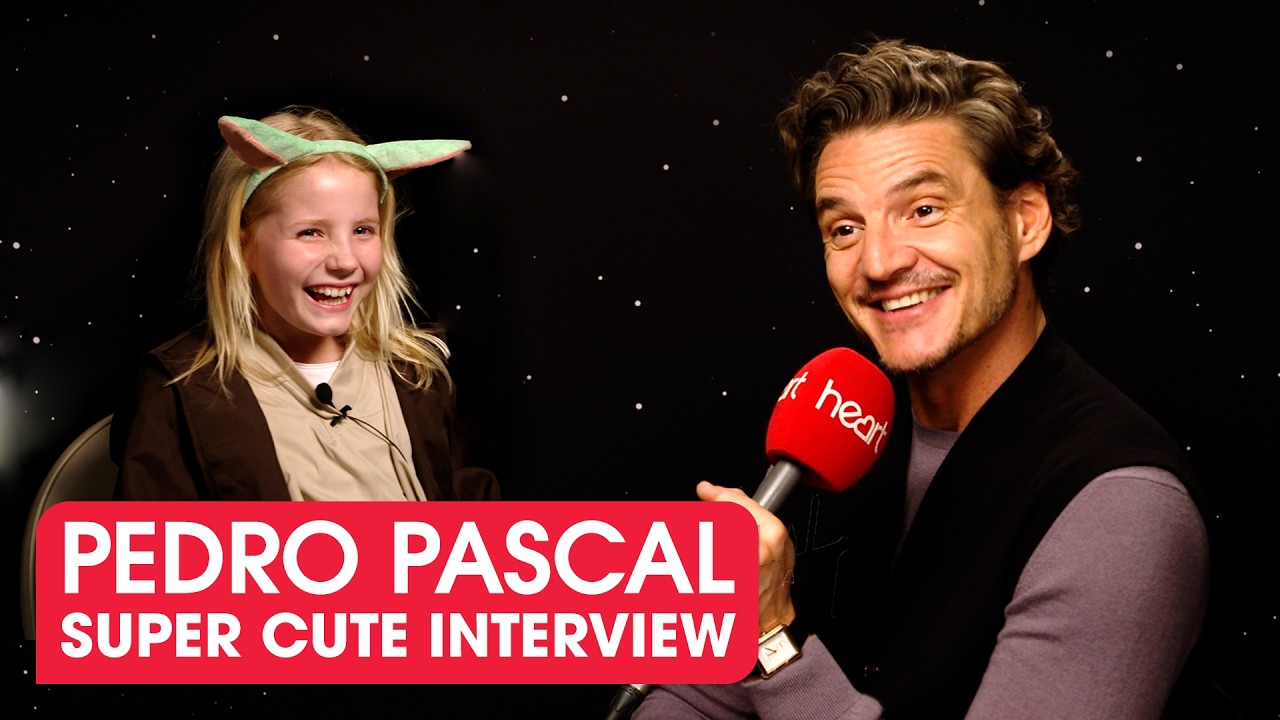 Video thumbnail for Pedro Pascal has the sweetest interview ever: Mandalorian and Grogu, singing, Indiana Jones ambition