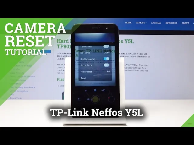 Video thumbnail for TP-Link Neffos Y5L Reset Camera Settings / Restore Camera Configurations