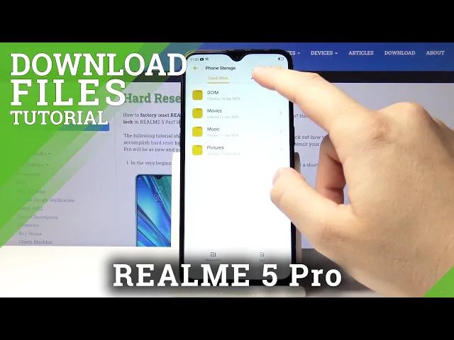 Video thumbnail for Find Downloaded Files – REALME 5 Pro and Files Location