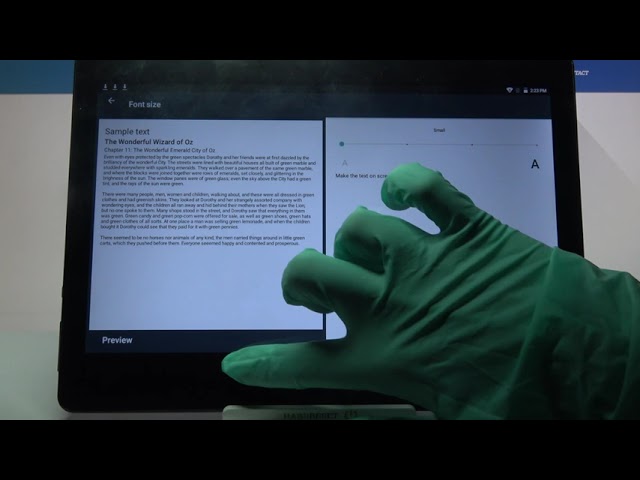 Video thumbnail for How to Adjust Text Size in MEDIATEK KT107 - Pick Size of Font