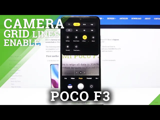 Video thumbnail for How to Use Camera Grid Lines on XIAOMI POCO F3 – Turn On Camera Grid Lines