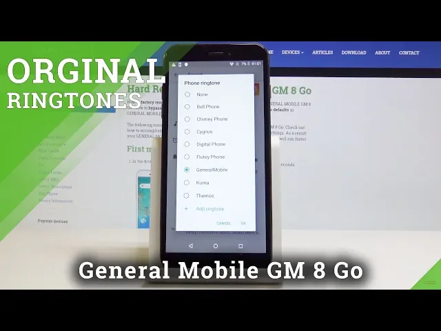 Video thumbnail for How to Change Ringtone on GENERAL MOBILE GM 8 Go - Sound Settings