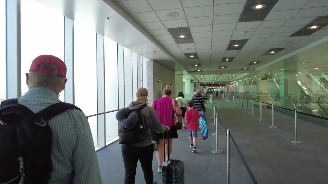 Video thumbnail for Miami International Arrivals at MIA Airport