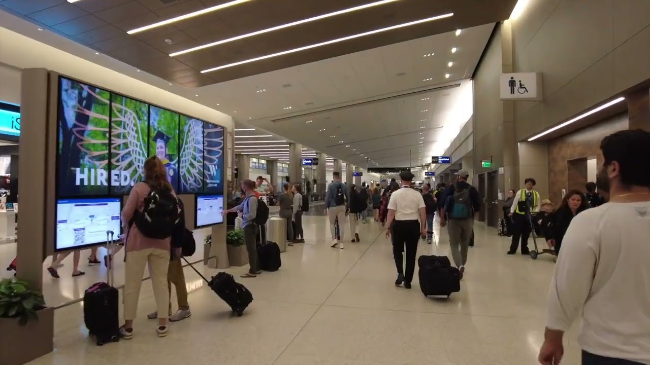 Video thumbnail for Salt Lake City Airport Arrival SLC