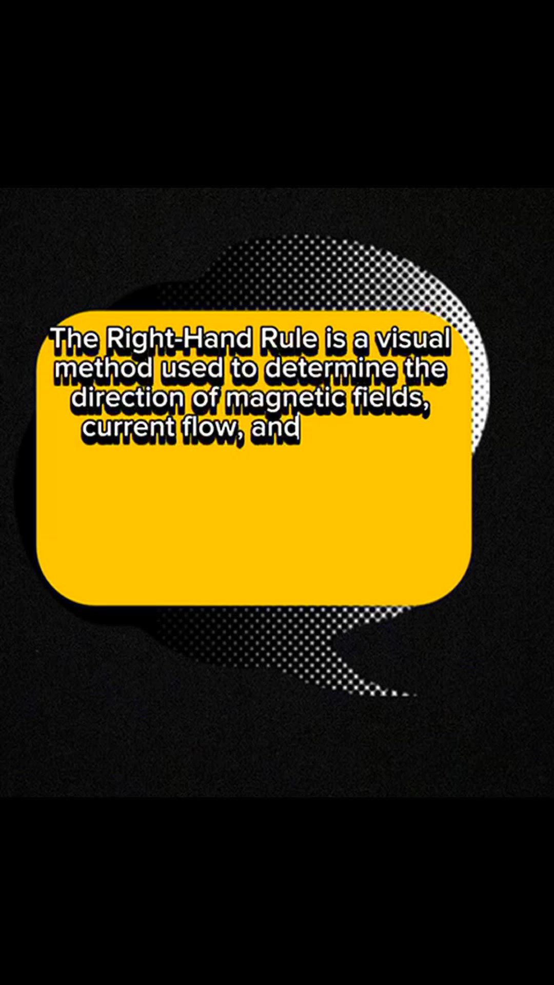 'Video thumbnail for Right-hand rule in magnetism'