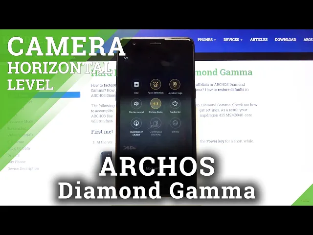 Video thumbnail for How to Use Camera Leveler on Archos Diamond Gamma – Switch On / Off Camera Leveler Feature
