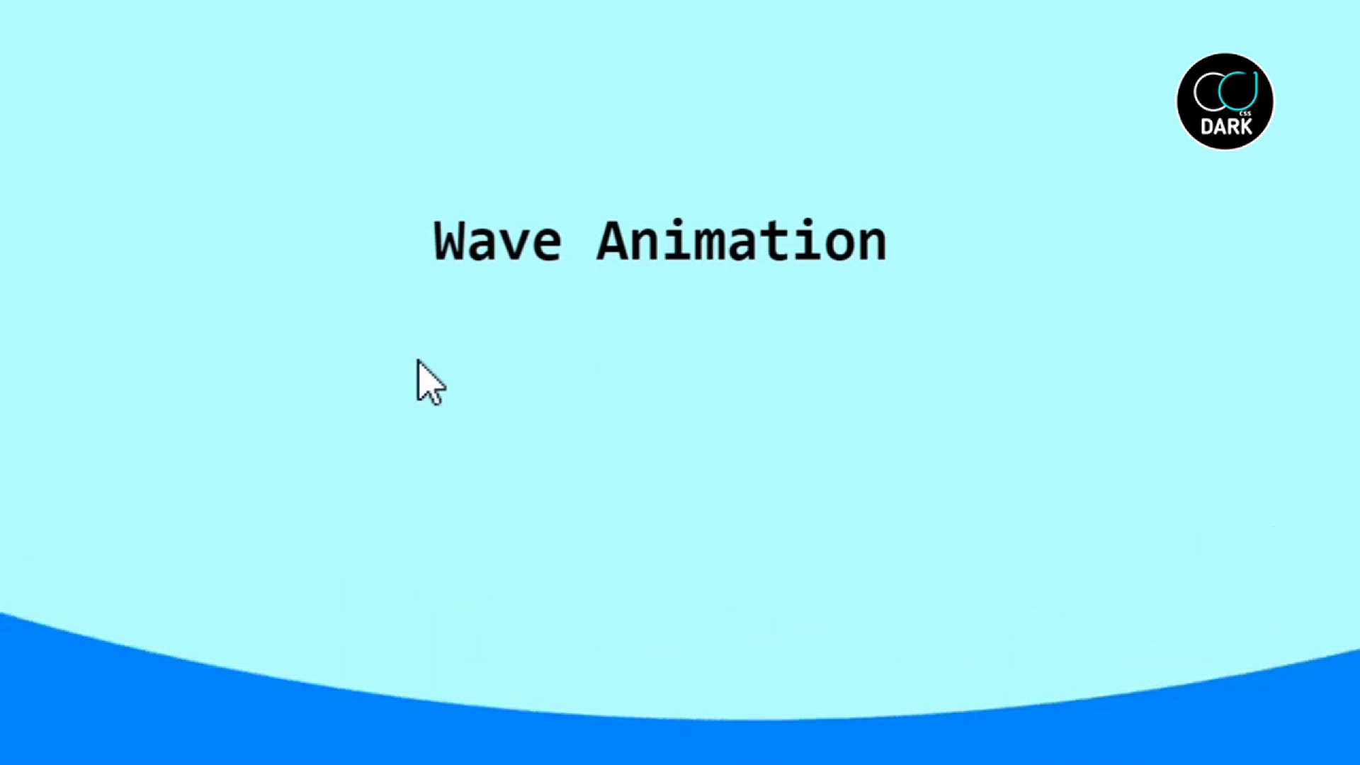 'Video thumbnail for CSS Wave Animation ?'