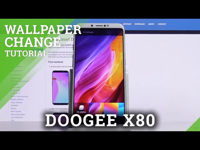 Video thumbnail for How to Change Wallpaper on DOOGEE X80 – Set a New Wallpaper