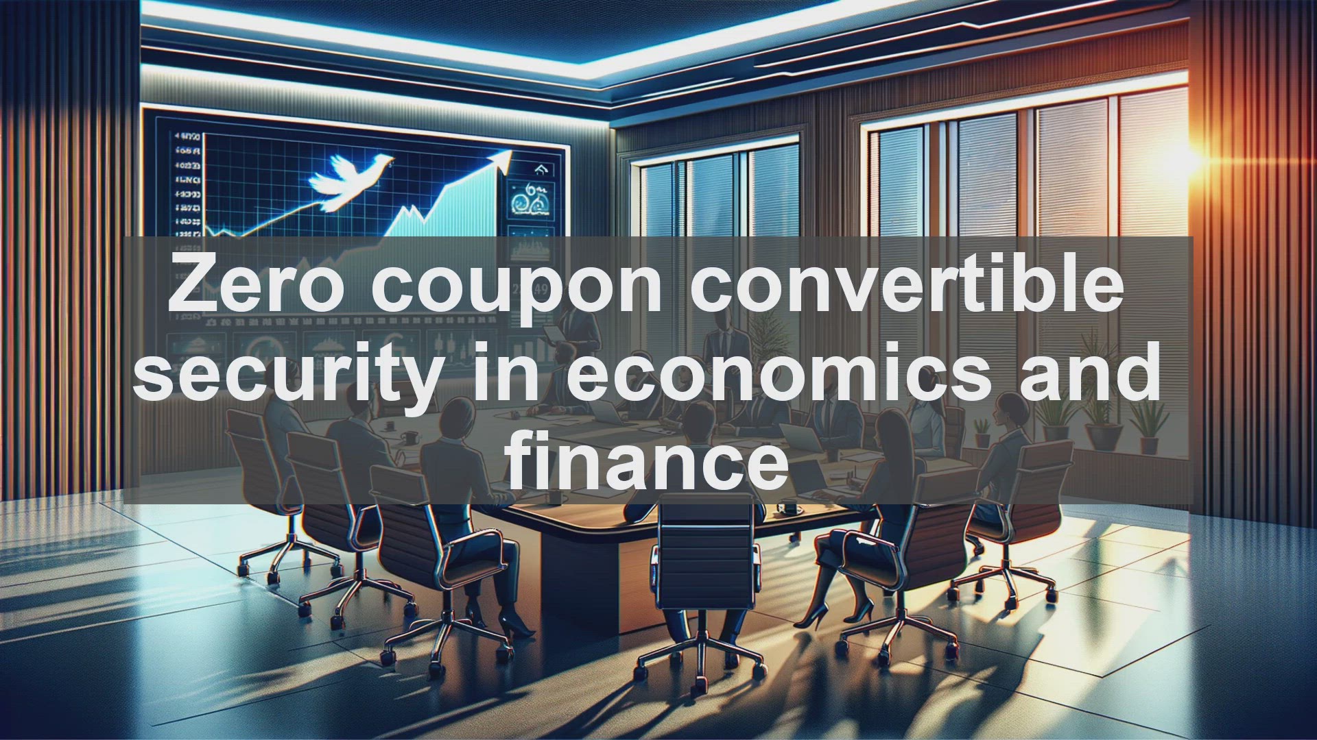 'Video thumbnail for Zero coupon convertible security in economics and finance'