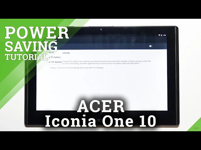 Video thumbnail for How to Activate Power Saving Mode in ACER Iconia One 10 – Extend Battery Life