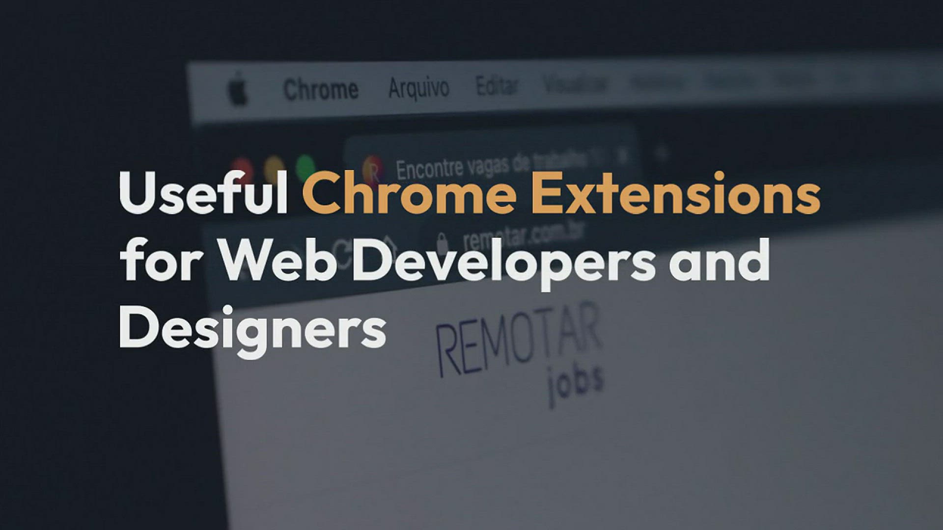 'Video thumbnail for 10 Useful Chrome Extension For Web Developers And Designers'