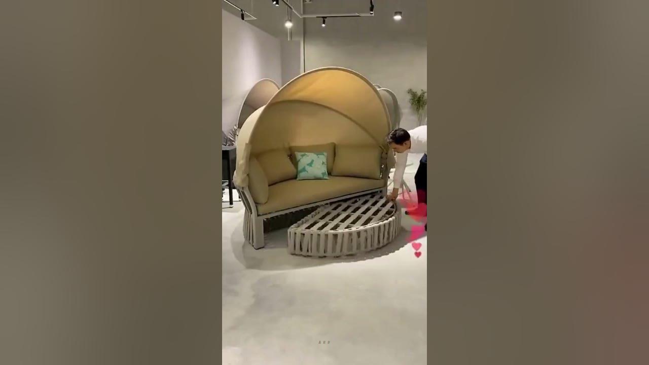 Video thumbnail for Beautiful Sofa cum Bed | Sofa come Bed for Outdoor | Furniture #shorts
