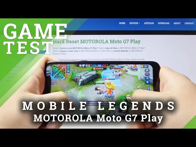 Video thumbnail for Mobile Legends Gameplay on MOTOROLA Moto G7 Play - Mobile Legends Test on Moto