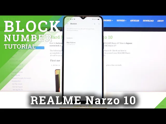 Video thumbnail for Create Blacklist – REALME Narzo 10 and Number Blocking
