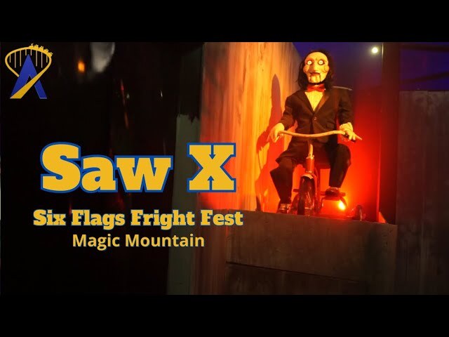 Video thumbnail for Saw X Haunted House at Six Flags Fright Fest Magic Mountain