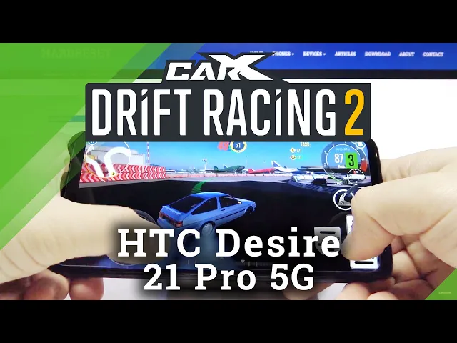 Video thumbnail for Check Gaming Abilities of HTC Desire 21 Pro 5G - CarX Drift Racing 2 Game Test