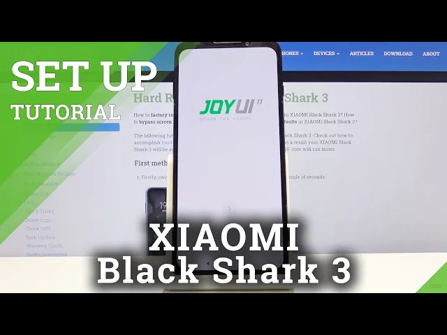 Video thumbnail for Set Up Process on XIAOMI Black Shark 3 – Configuration & Activation