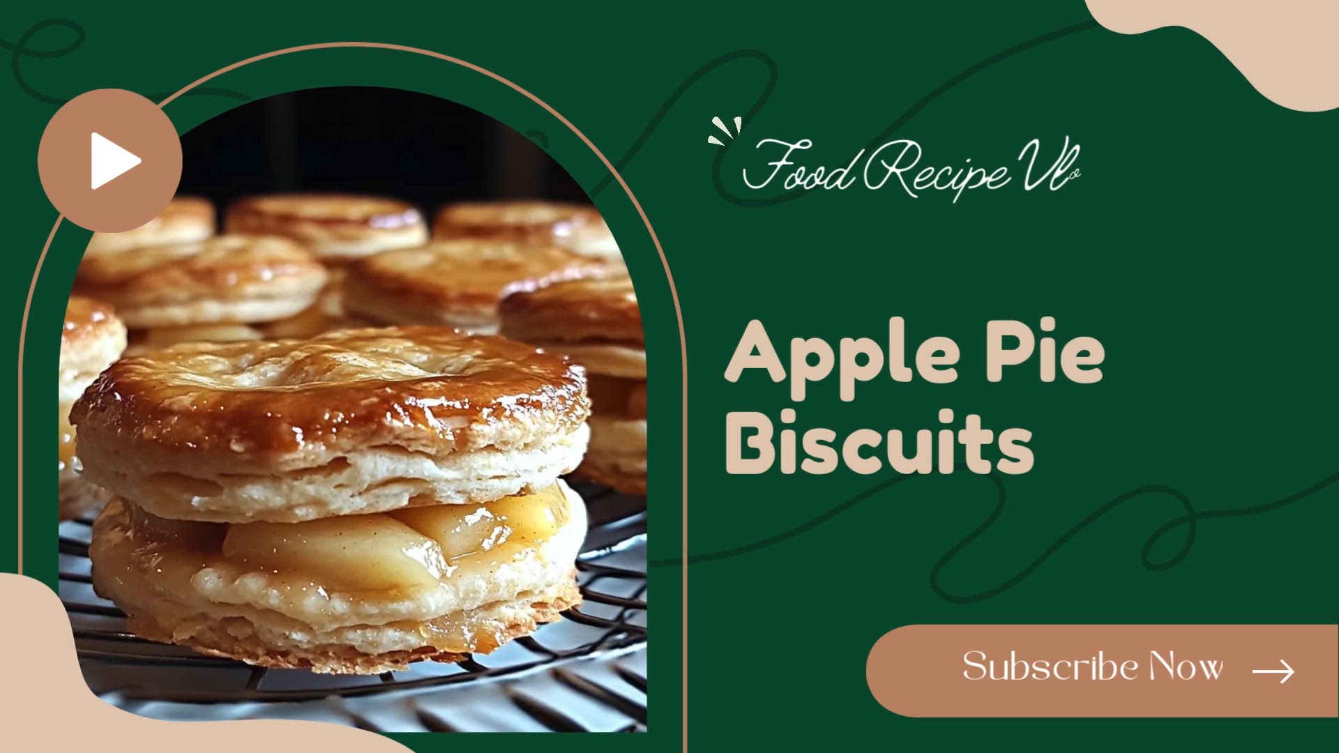 Video thumbnail for Apple Pie Biscuits