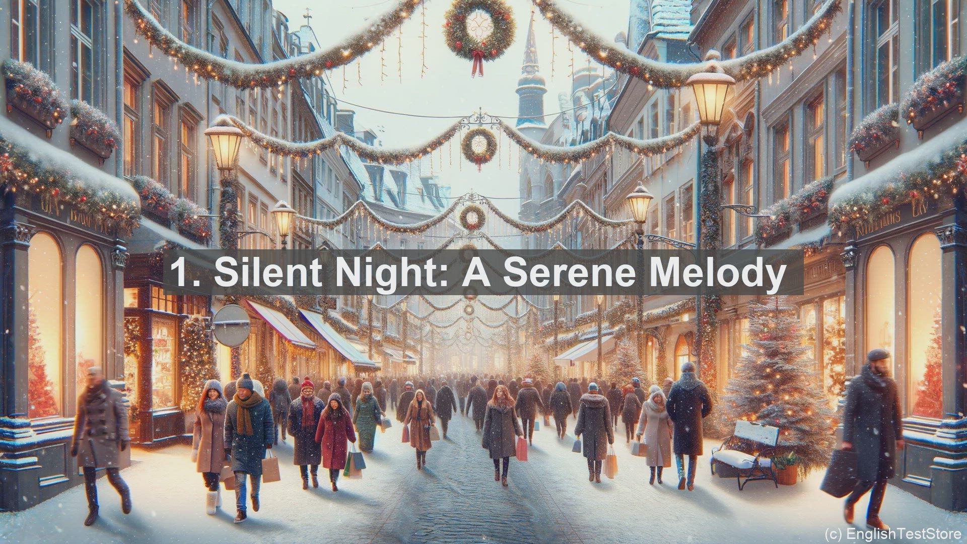 'Video thumbnail for Top 10 Christmas Carols to Learn in English for Christmas Day'