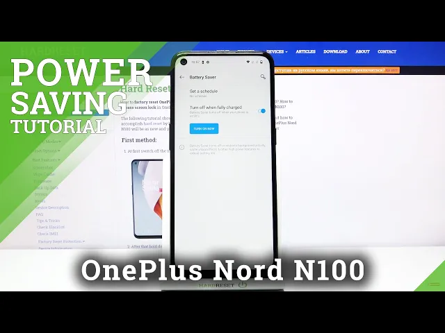 Video thumbnail for How to Activate Battery Saver on OnePlus Nord N100 - Find Power Saving Options
