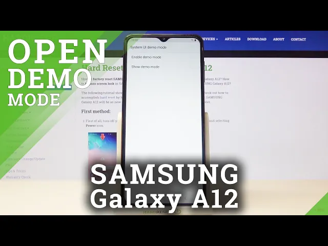 Video thumbnail for How to Enter Demo Mode in SAMSUNG Galaxy A12 – Demo Mode Settings
