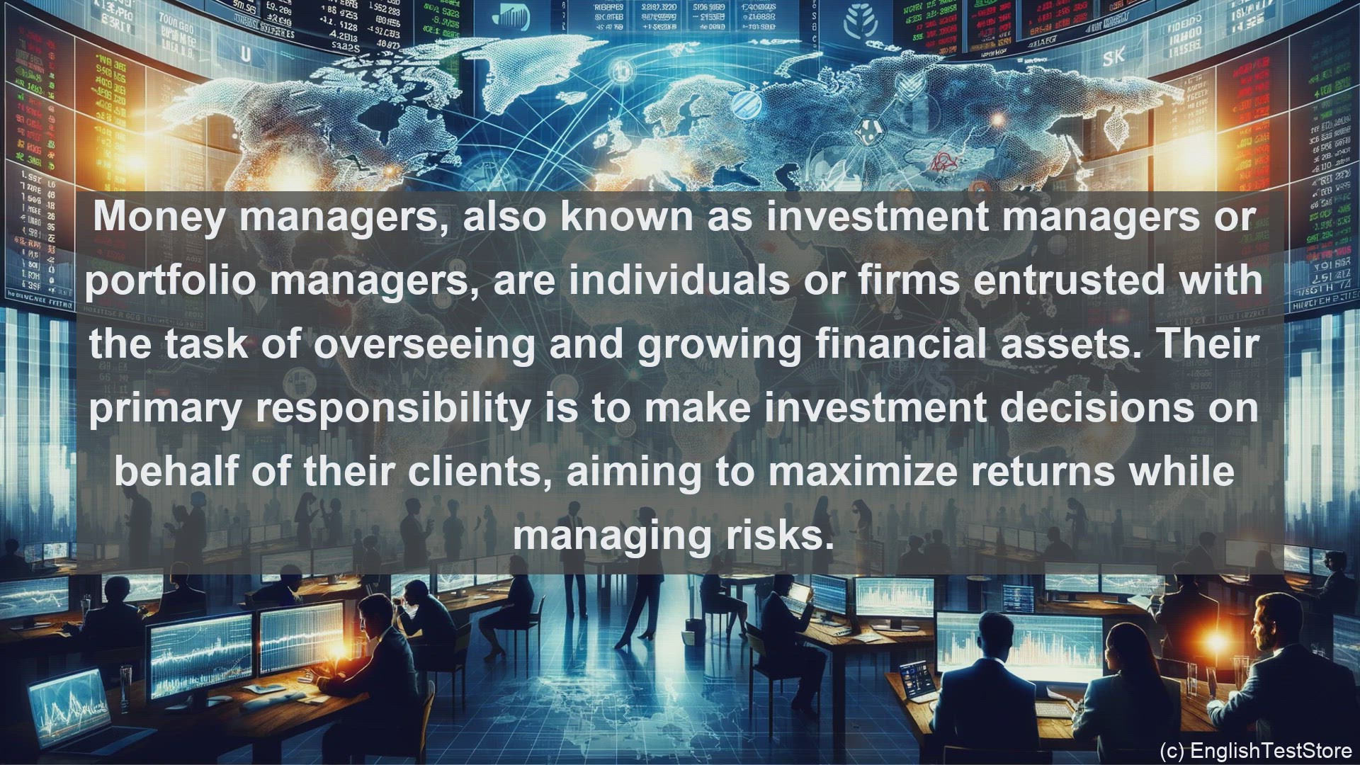 'Video thumbnail for Money managers in economics and finance'