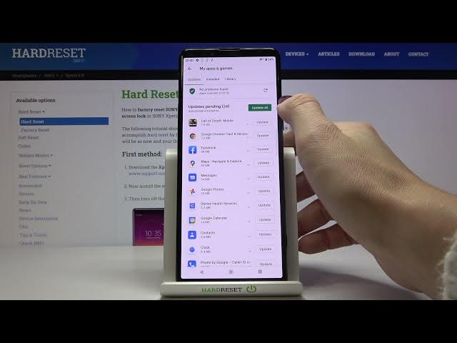Video thumbnail for How to Update Apps on Sony Xperia 5 II – Update All Apps