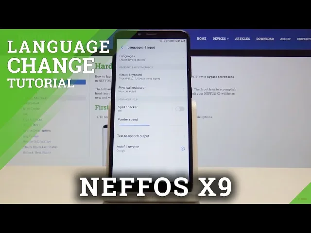 Video thumbnail for How to Open Language Settings in NEFFOS  X9 - Set Up Desired Language