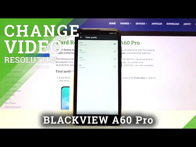 Video thumbnail for How to Change Video Quality in BLACKVIEW A60 Pro – Camera’s Settings