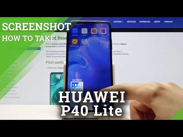 Video thumbnail for How to Take Screenshot on HUAWEI P40 Lite – Capture / Save Display