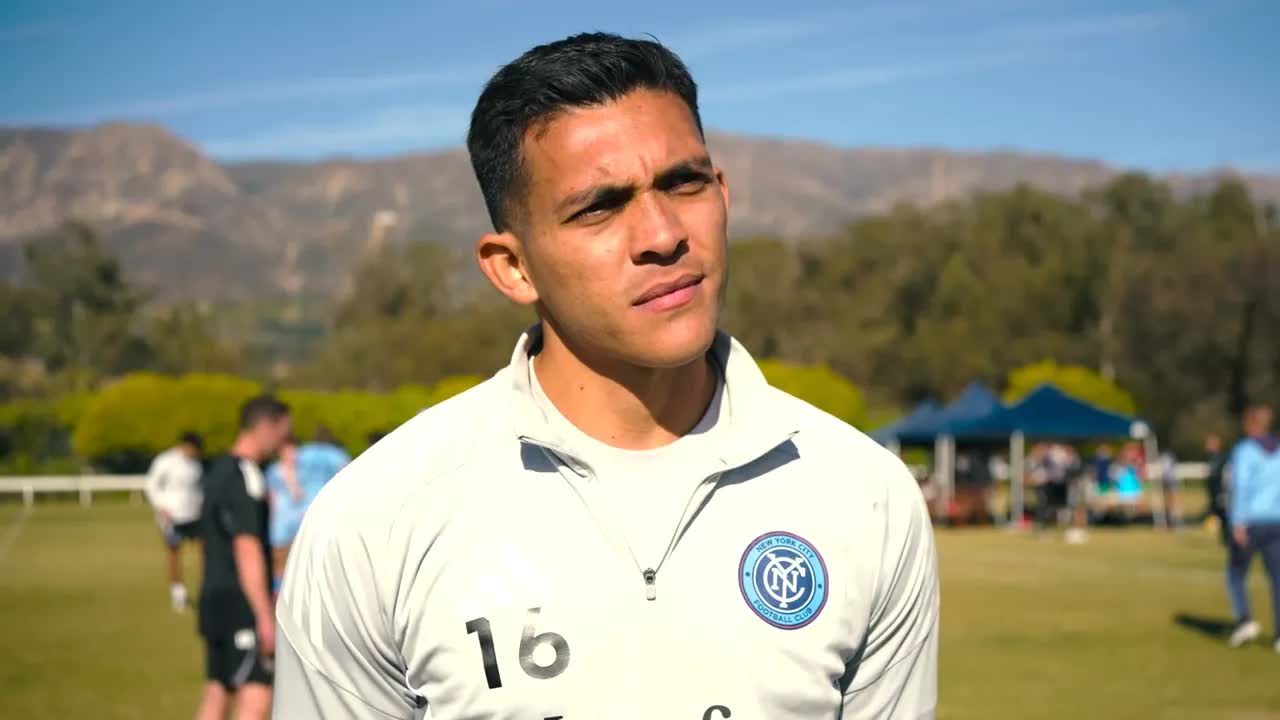 Video thumbnail for NYCFC Preseason: Player Interview & Santa Barbara Training