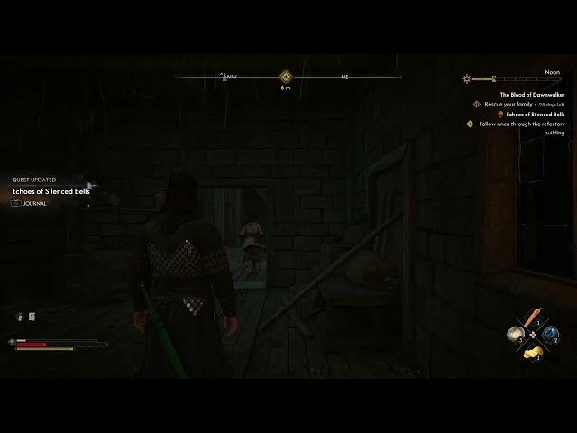 Video thumbnail for The Blood of Dawnwalker - Echoes of Silenced Bells: Follow Anca Through Refectory Building Gameplay