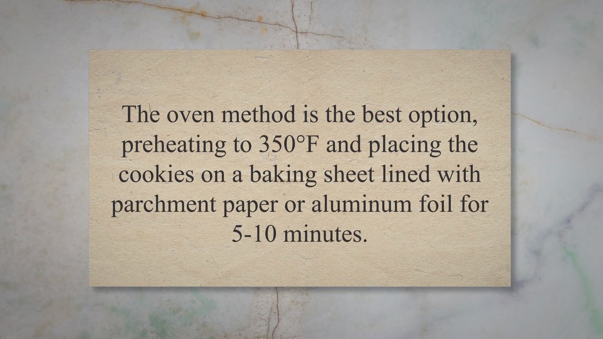 Video thumbnail for How to Reheat Chocolate Chip Cookies in Oven