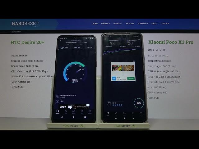 Video thumbnail for HTC Desire 20+ vs POCO X3 Pro - WiFi Speed Test Comparison | Speedtest by Ookla