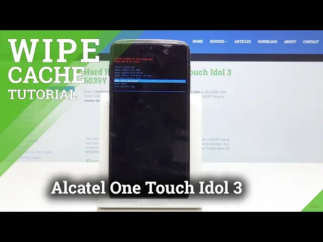 Video thumbnail for Alcatel One Touch Idol 3 Format Cache Partition