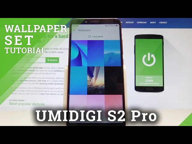 Video thumbnail for How to Change Wallpaper in UMIDIGI S2 Pro - Refresh Home Screen