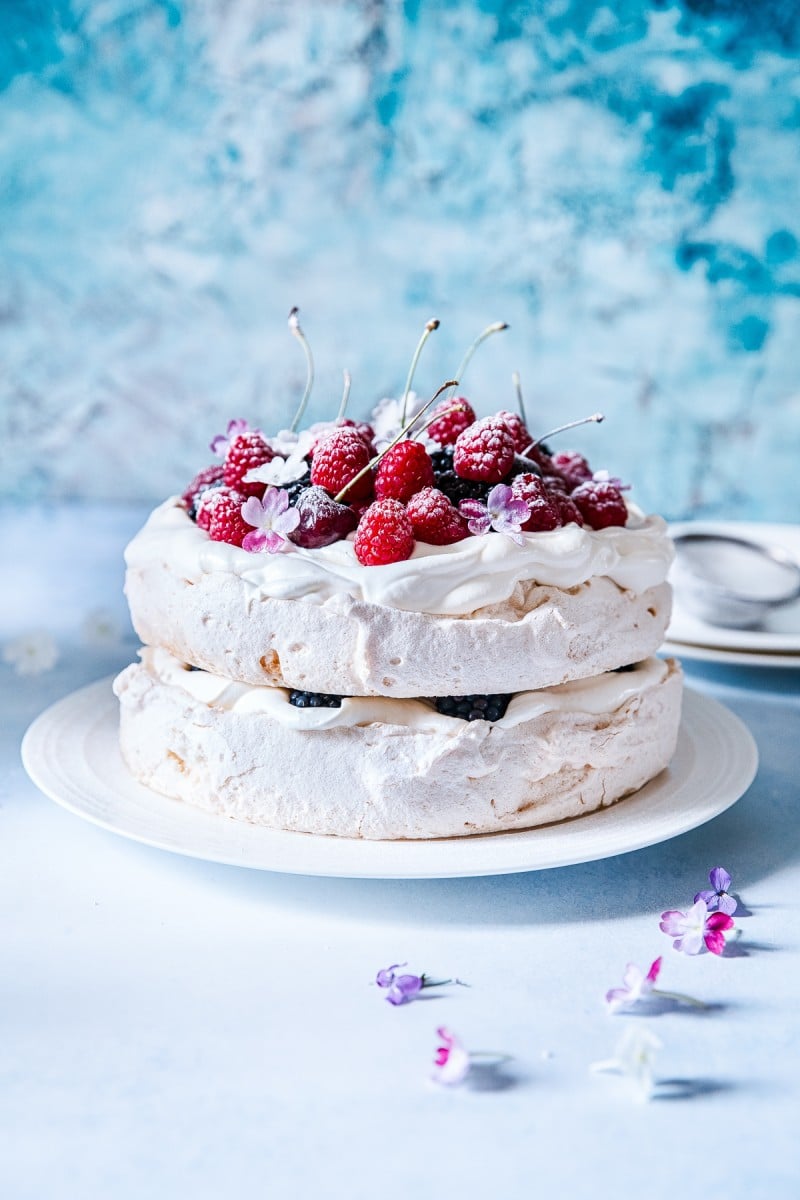 'Video thumbnail for Super-sized Berry Pavlova Recipe '