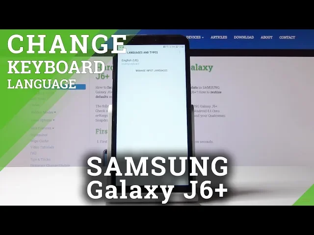 Video thumbnail for How to Switch Keyboard Language Samsung Galaxy J6 Plus - Keyboard Settings