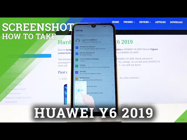 Video thumbnail for How to Take a Screenshot in Huawei Y6 (2019) - Save Display Content