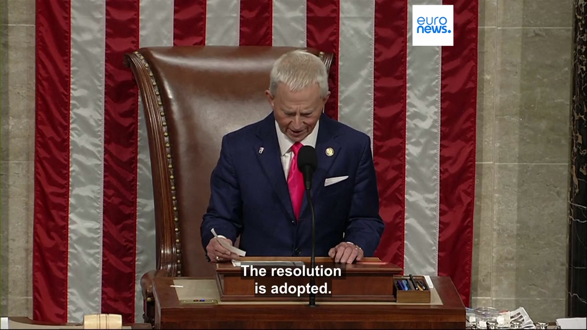 'Video thumbnail for US House passes Trump plan to cut billions for public broadcasting and foreign aid'