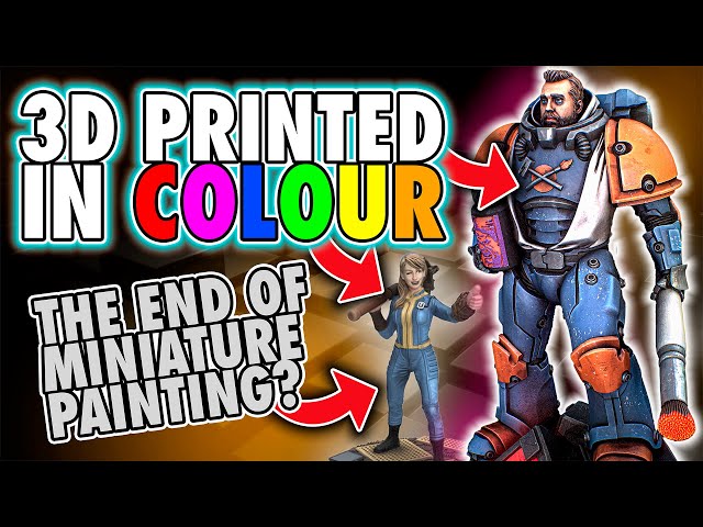 Video thumbnail for FULL COLOUR RESIN PRINTING!!! - StrataSys J55 Impressions